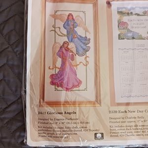 Cross Stitch Kit The Creative Circle 2241 Glorious Angels 8x16